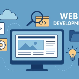 et billede af en pc skærm hvor meningen med det var at illustreree et wordpress cms system man bruger til hjemmesider