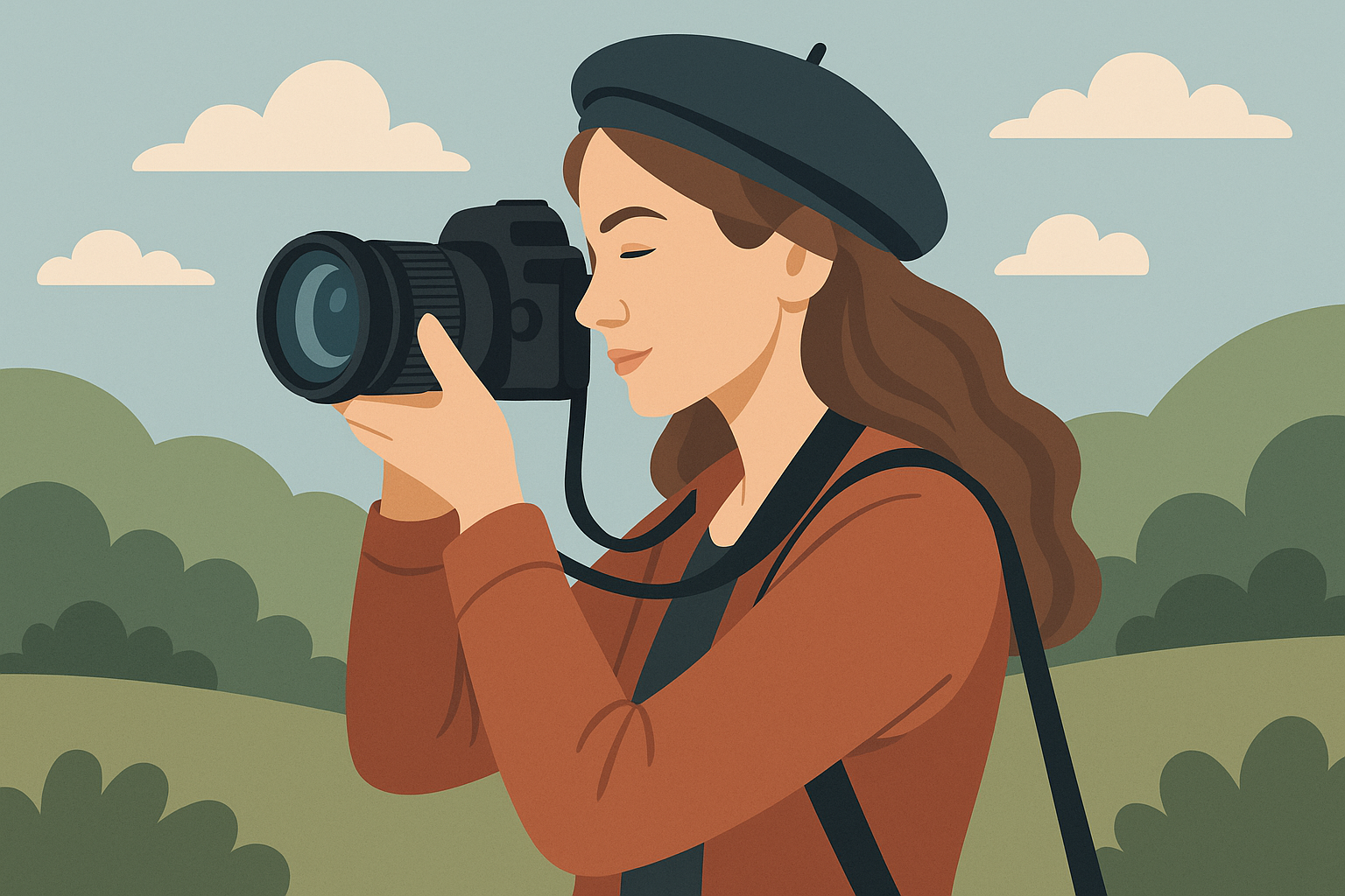 image on my wordpress website, of a photograf taking pictures