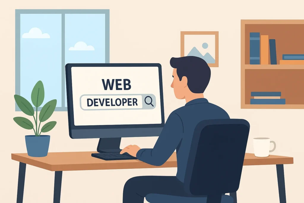 a picture of me making af wordpress homepage and make it SEO freindly